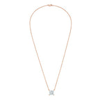 Lab Grown East West Princess Diamond Pendant