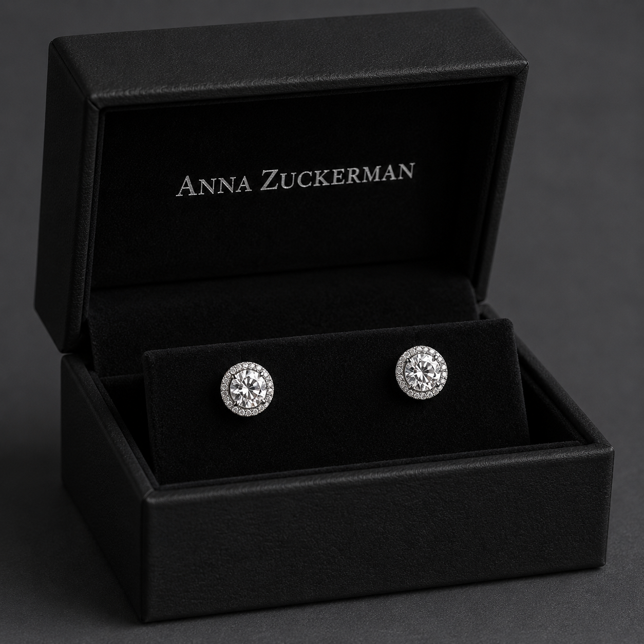 3 Carat Halo Studs by AZ Essentials