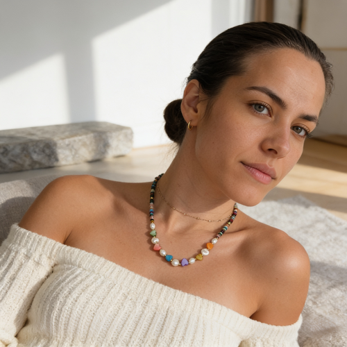 Eternal Love Beaded Necklace