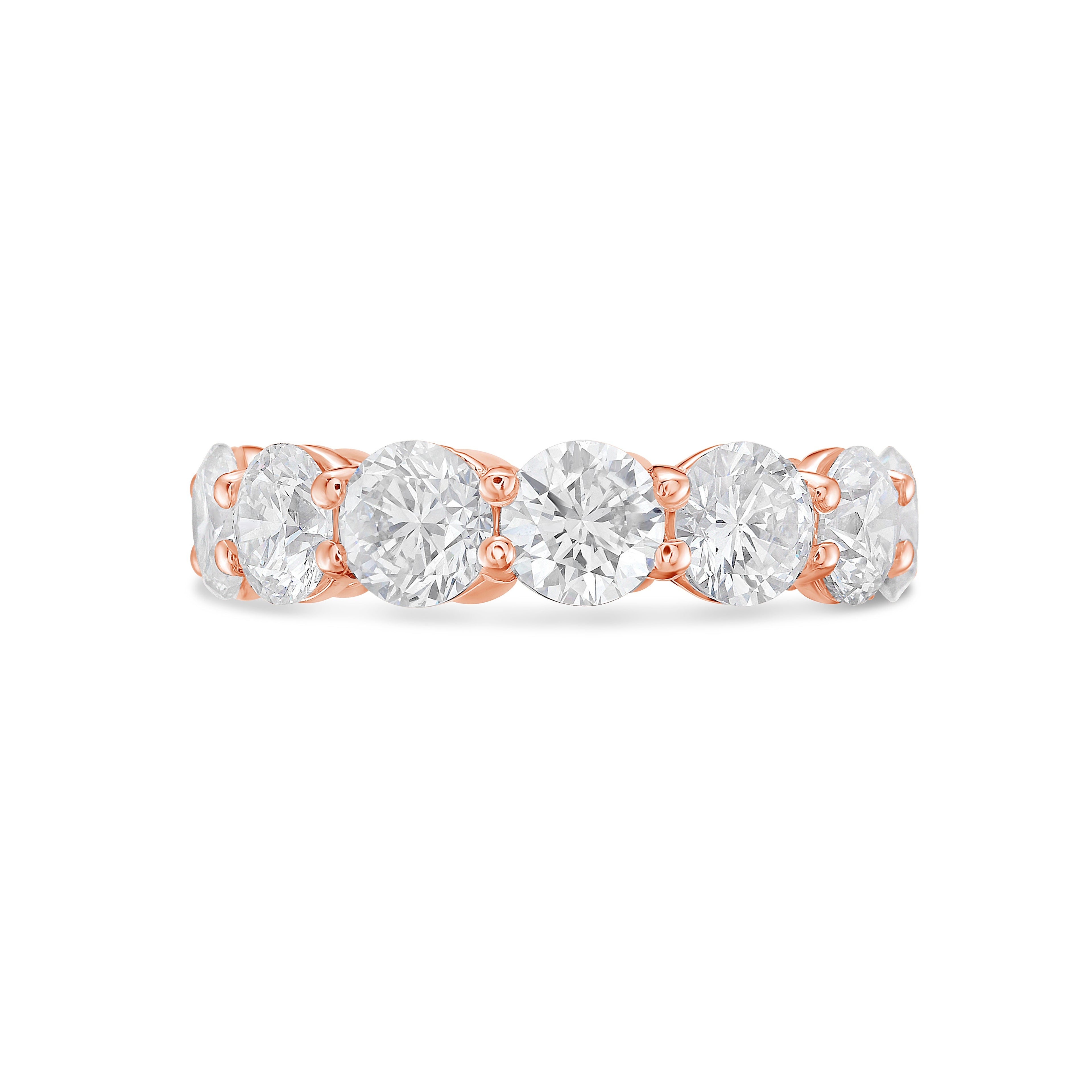Lab-Grown Round Diamond Eternity Band