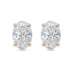 Lab Grown Oval Diamond Studs