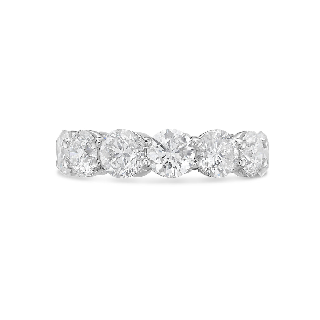 Lab-Grown Round Diamond Eternity Band