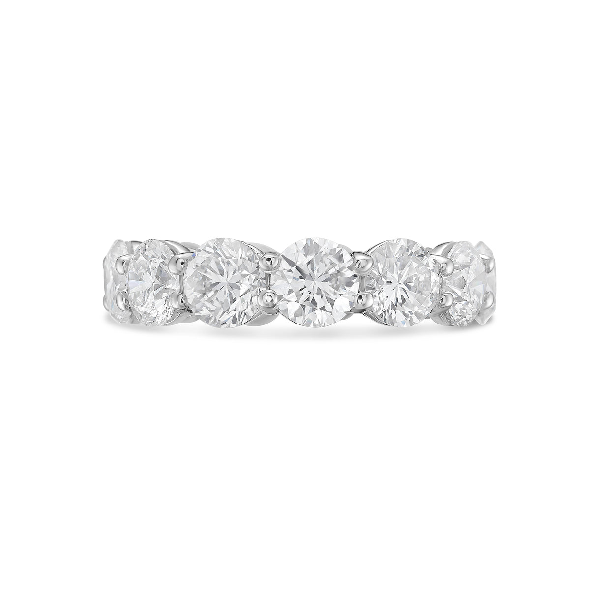 Lab-Grown Round Diamond Eternity Band