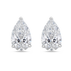 Lab-Grown Pear Diamond Studs