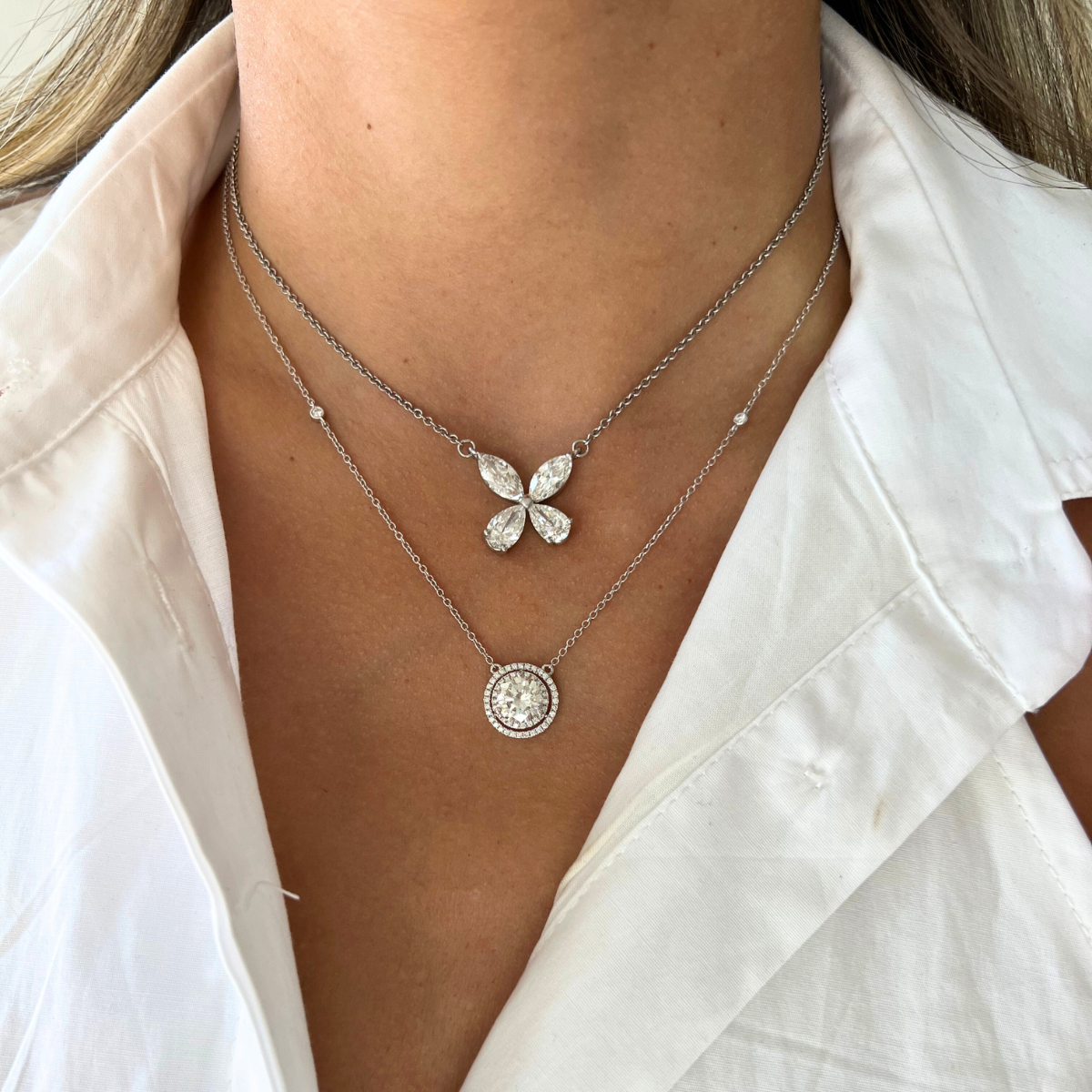 2.02ct Round Diamond Pendant