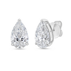 Lab-Grown Pear Diamond Studs