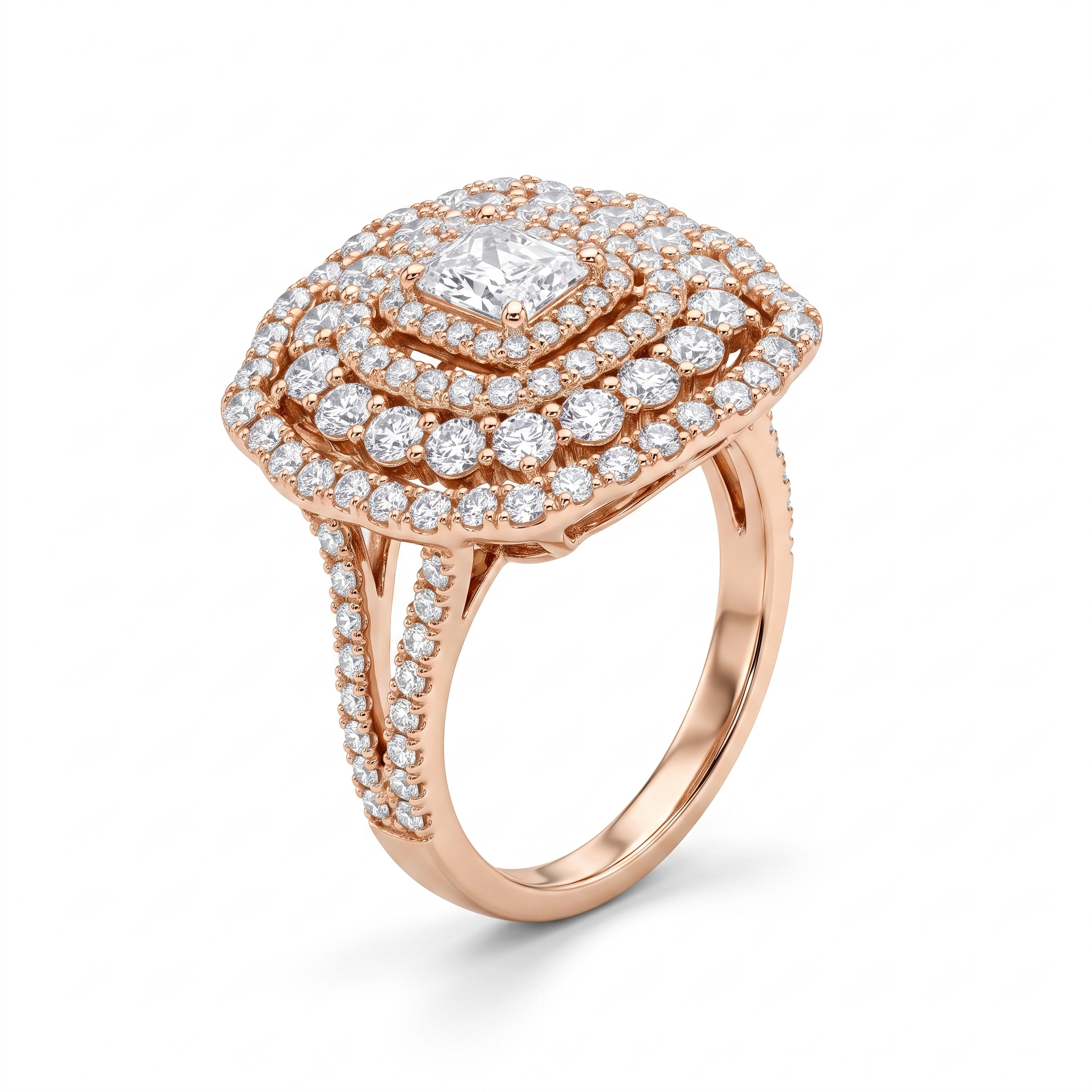 Vintage Cluster Cocktail Ring by AZ Essentials