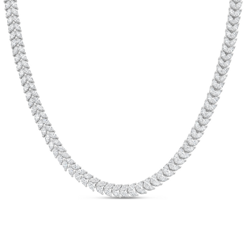 Lab Grown Marquise Diamond Necklace