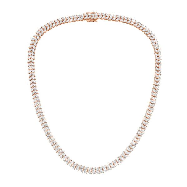 Lab Grown Marquise Diamond Necklace