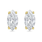 Lab Grown Marquise Diamond Studs