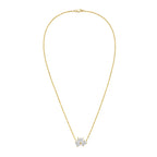 Multi-Shape Lab Grown Three Diamond Pendant