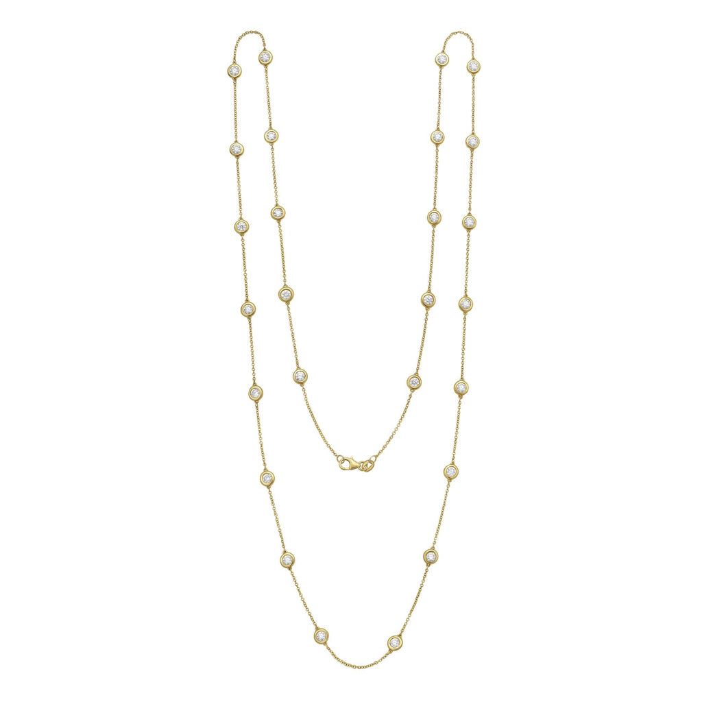 Lab Grown Diamonds By The Yard Opera Necklace