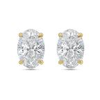 Lab Grown Oval Diamond Studs