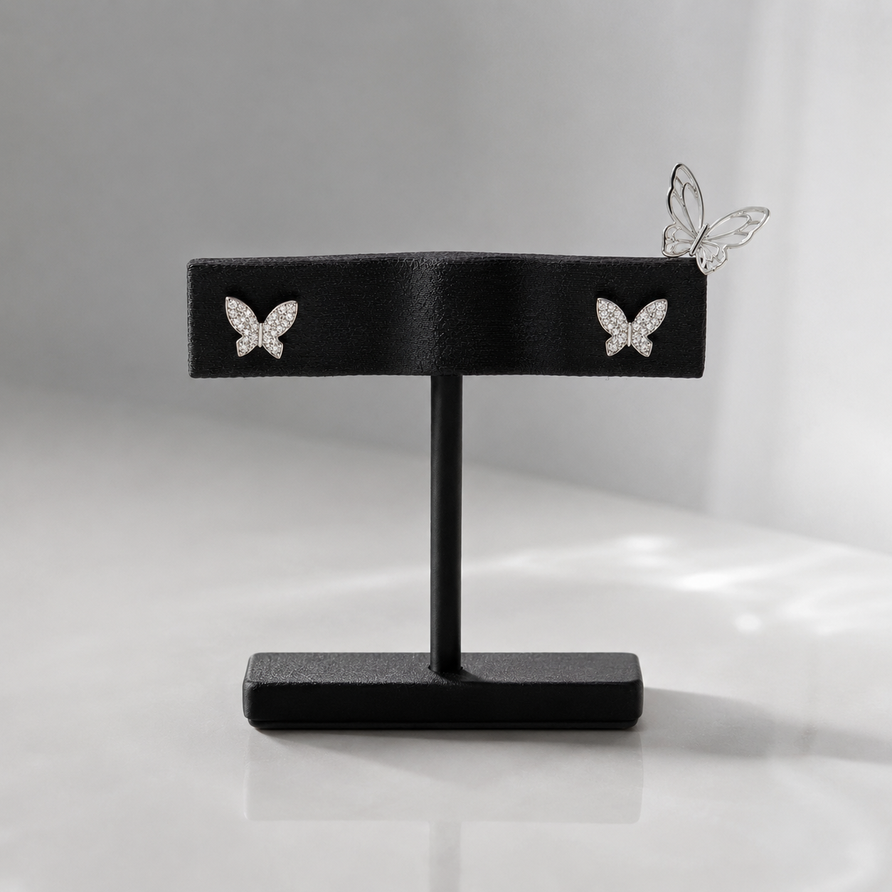 Pavé Butterfly Studs by AZ Essentials