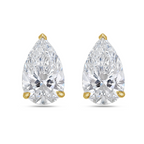 Lab-Grown Pear Diamond Studs