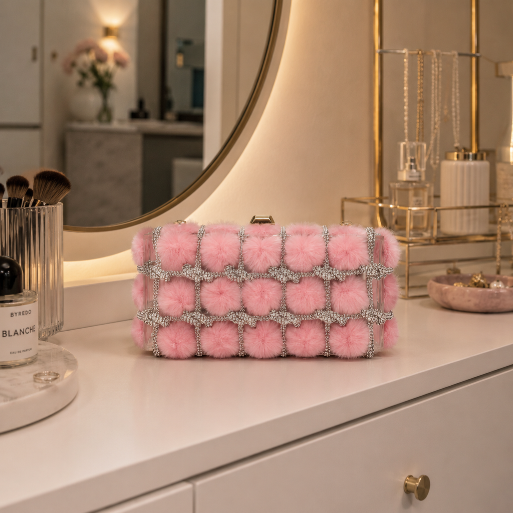 Polished Plush Handbag