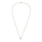 Lab-Grown Round Diamond Bezel Pendant