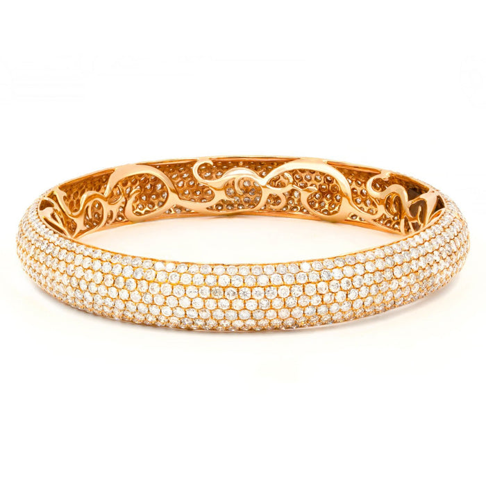 17.98ct Pave Diamond Bangle
