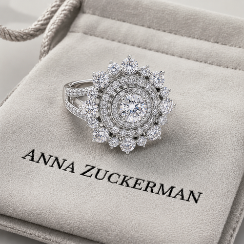 Snowflake Cocktail Ring by AZ Essentials
