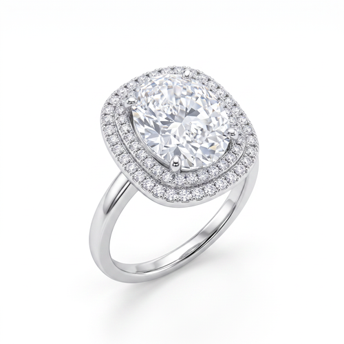 Grand Halo Ring by AZ Essentials