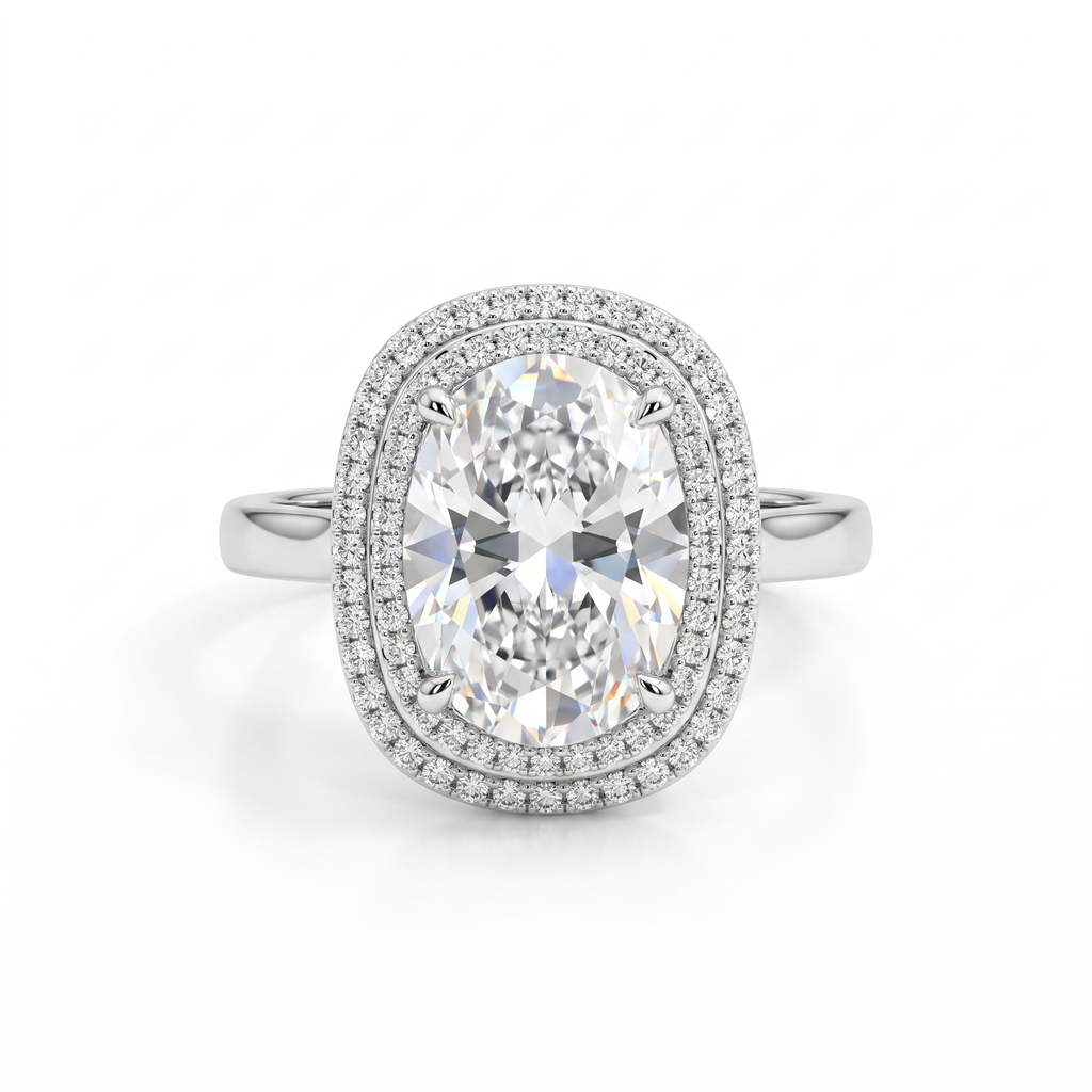 Grand Halo Ring by AZ Essentials