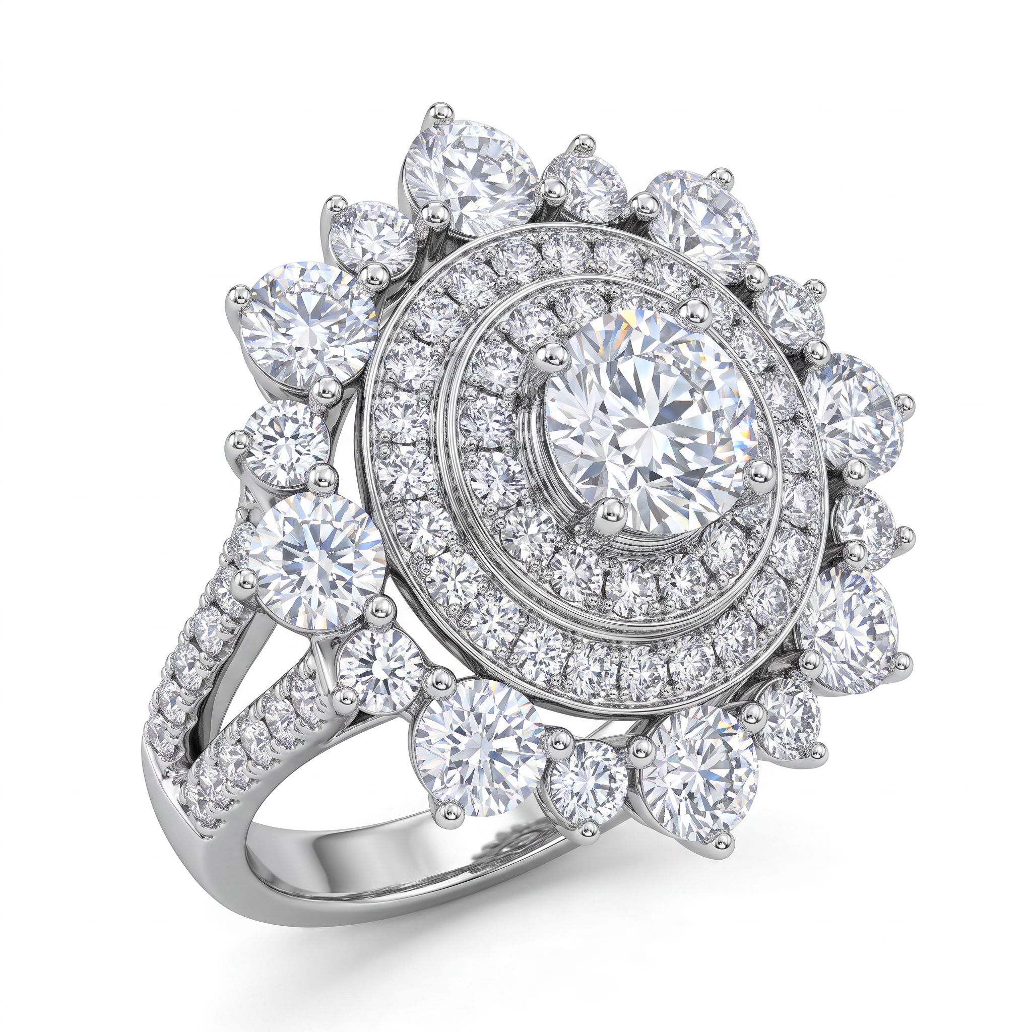 Snowflake Cocktail Ring by AZ Essentials