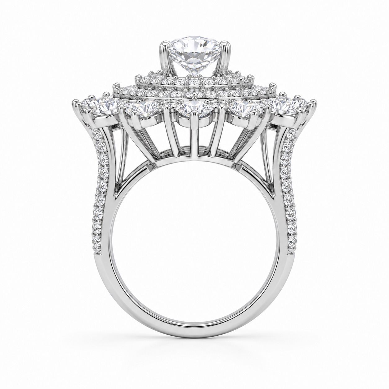 Snowflake Cocktail Ring by AZ Essentials