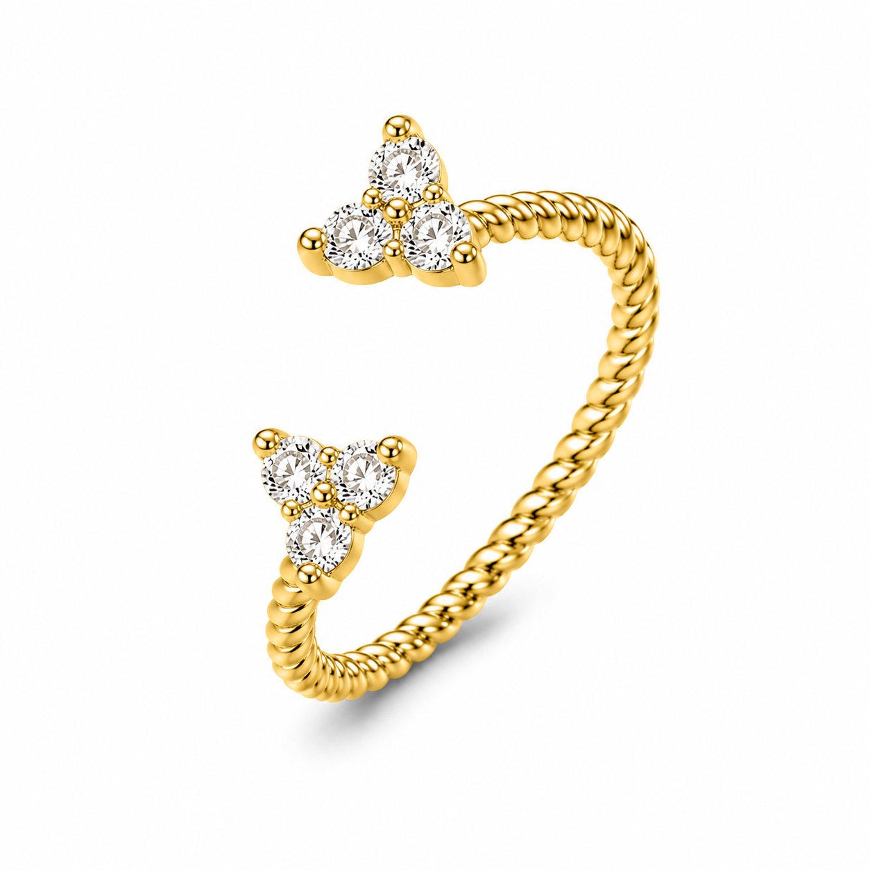 Twisted Cuff Ring by AZ Essentials