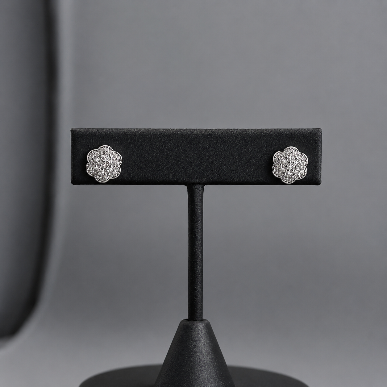 Rose Pavé Studs by AZ Essentials