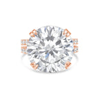 Lab-Grown Round Diamond Split Shank Engagement Ring