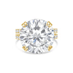 Lab-Grown Round Diamond Split Shank Engagement Ring