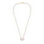Lab Grown Pear Diamond Bezel Pendant
