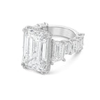 Lab-Grown Emerald Cut Diamond Fashion Ring