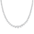 16.35cts Diamond Graduated Tennis Riviera Necklace