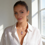 Pavé Dog Tag Necklace by AZ Essentials
