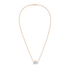 Multi-Shape Lab Grown Three Diamond Pendant