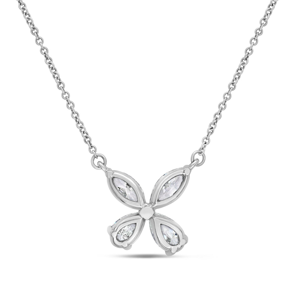 4.07cts Diamond Flower Pendant