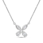 4.07cts Diamond Flower Pendant