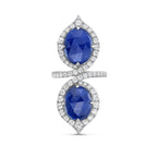 Rose Cut Sapphire Ring
