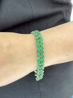 Tsavorite Link Bracelet
