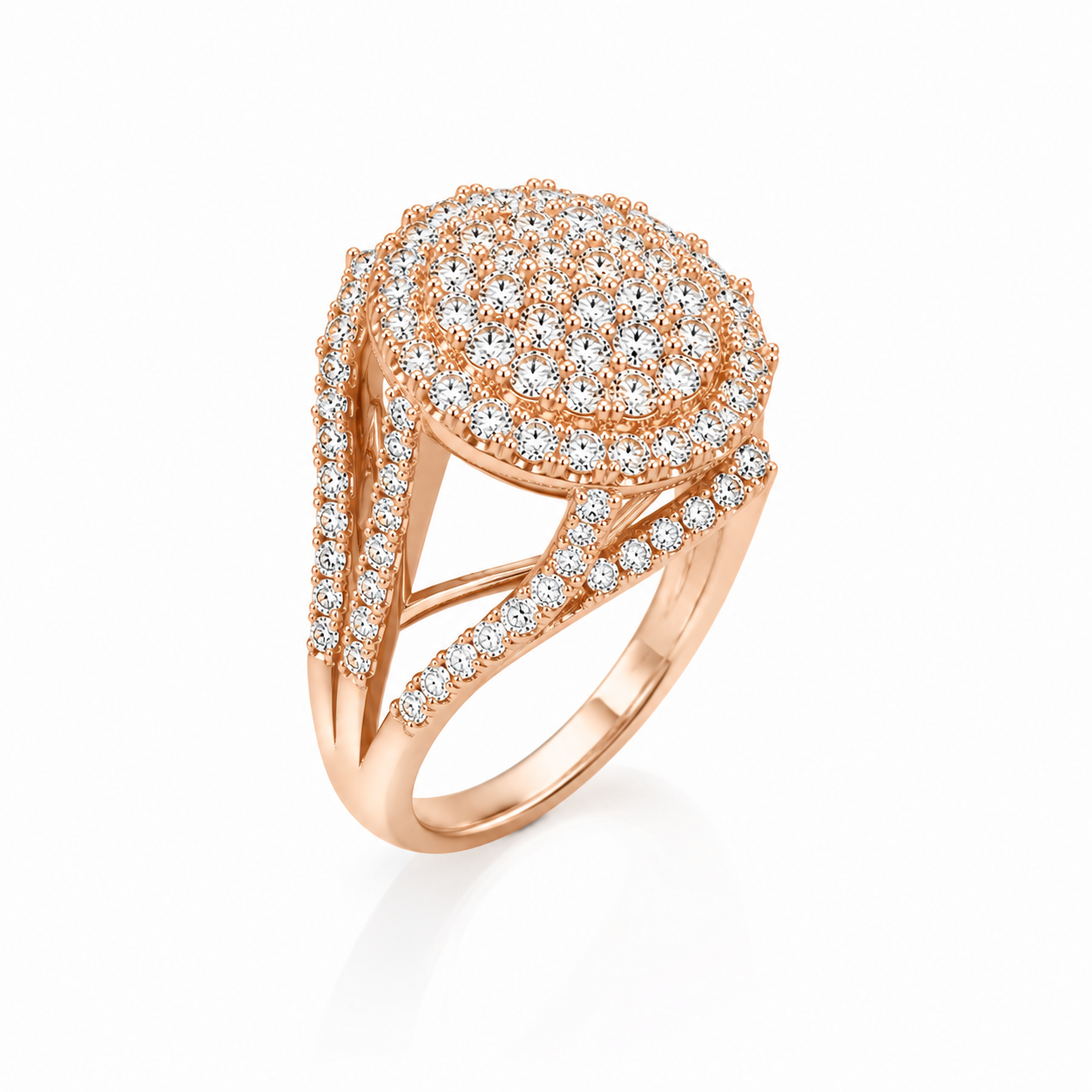 Pavé Dome Cocktail Ring by AZ Essentials