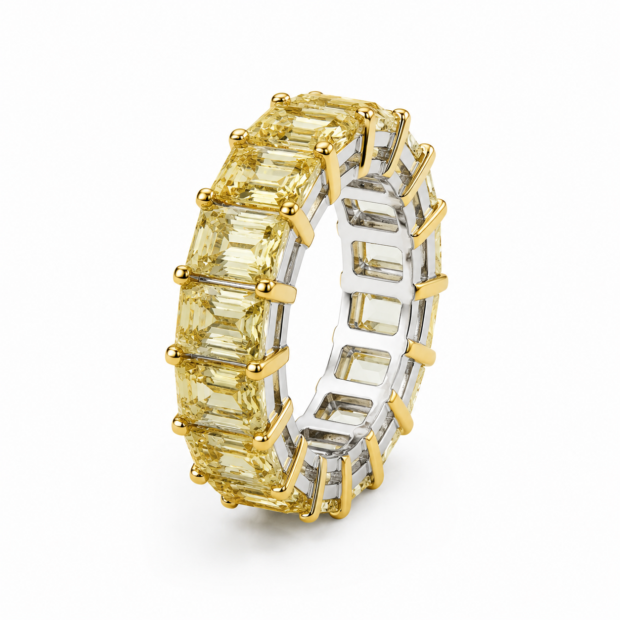 Multicolor 5 Carat Eternity Ring by Thalia